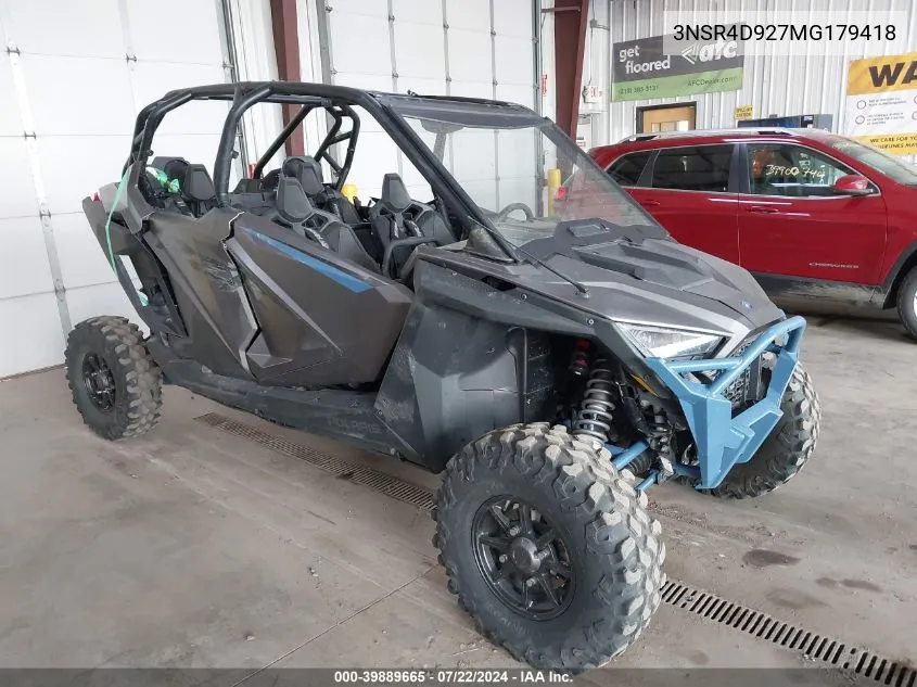 2021 Polaris Rzr VIN: 3NSR4D927MG179418 Lot: 39889665