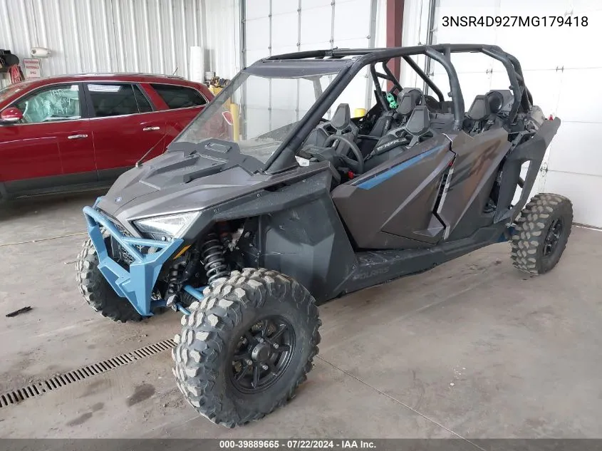 2021 Polaris Rzr VIN: 3NSR4D927MG179418 Lot: 39889665