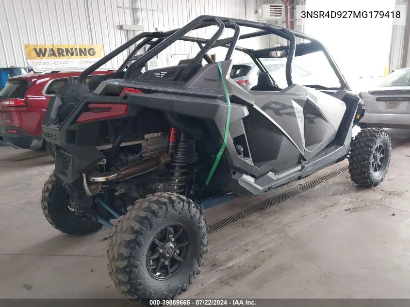 2021 Polaris Rzr VIN: 3NSR4D927MG179418 Lot: 39889665