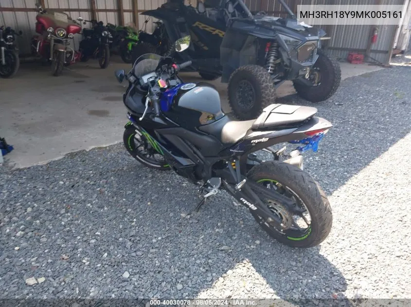 MH3RH18Y9MK005161 2021 Yamaha Yzfr3 A