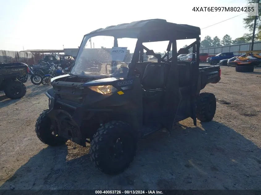 2021 Polaris Ranger Crew 1000 Premium VIN: 4XAT6E997M8024255 Lot: 40053726