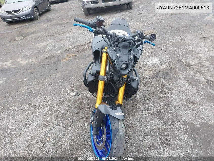 2021 Yamaha Mt09 D VIN: JYARN72E1MA000613 Lot: 40057802