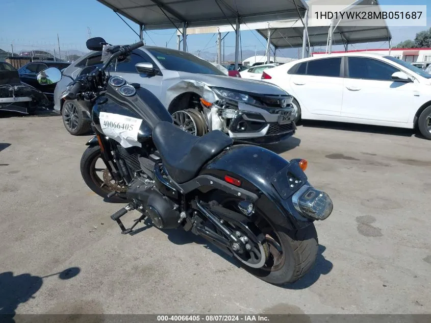 2021 Harley-Davidson Fxlrs VIN: 1HD1YWK28MB051687 Lot: 40066405