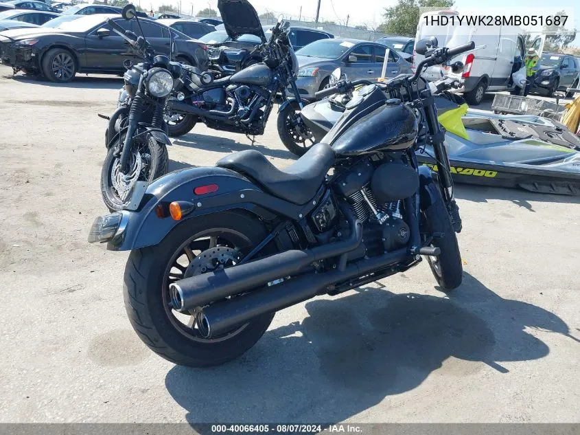 2021 Harley-Davidson Fxlrs VIN: 1HD1YWK28MB051687 Lot: 40066405