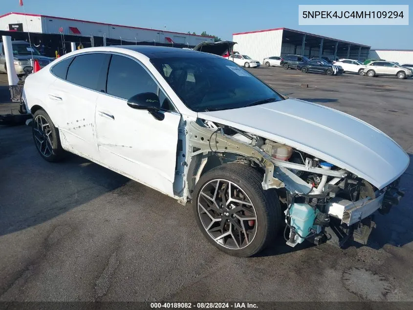 5NPEK4JC4MH109294 2021 Hyundai Sonata N Line