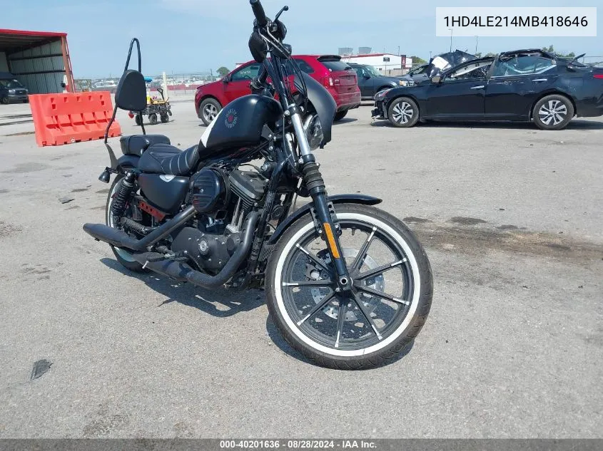 2021 Harley-Davidson Xl883 N VIN: 1HD4LE214MB418646 Lot: 40201636