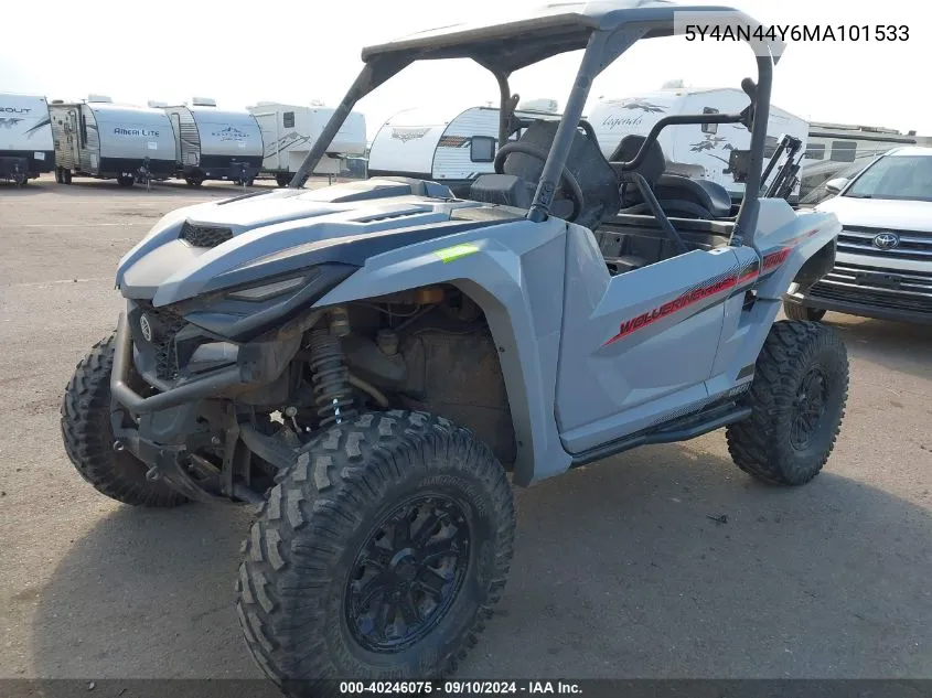 2021 Yamaha Yxe1000 VIN: 5Y4AN44Y6MA101533 Lot: 40246075