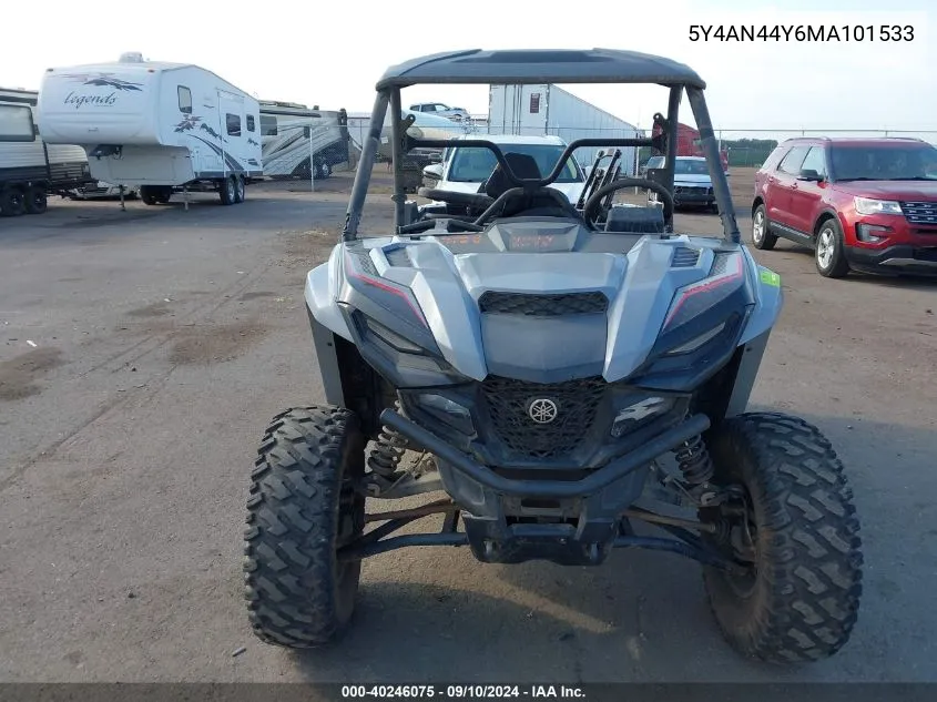 2021 Yamaha Yxe1000 VIN: 5Y4AN44Y6MA101533 Lot: 40246075