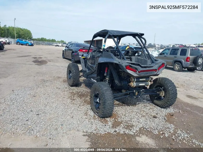 2021 Polaris Rzr Turbo S VIN: 3NSPAL925MF572284 Lot: 40254949