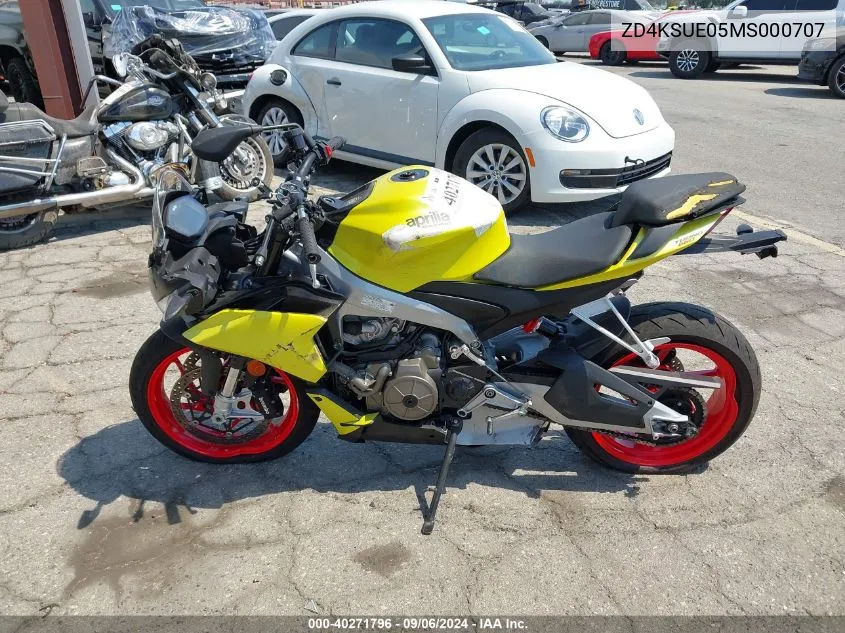 ZD4KSUE05MS000707 2021 Aprilia Tuono 660