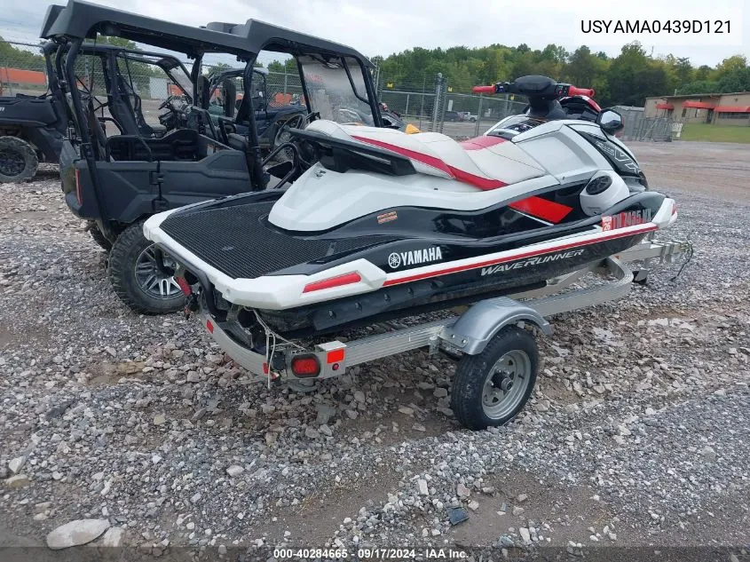 2021 Yamaha Jetski VIN: USYAMA0439D121 Lot: 40284665