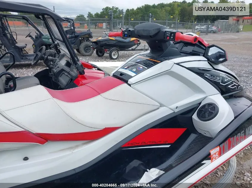 2021 Yamaha Jetski VIN: USYAMA0439D121 Lot: 40284665