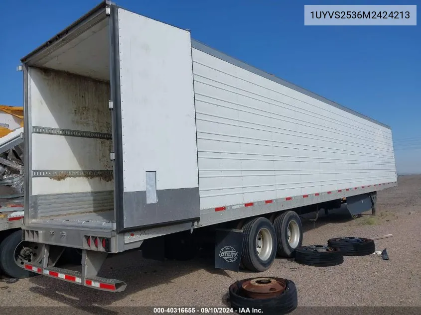 2021 Utility Trailer Mfg Mfg VIN: 1UYVS2536M2424213 Lot: 40316655