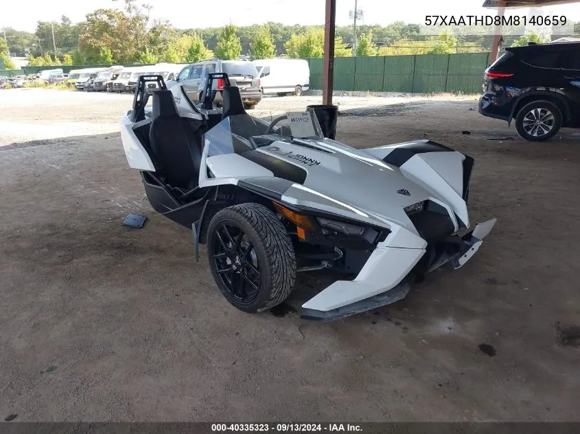 2021 Polaris Slingshot S With Technology Package VIN: 57XAATHD8M8140659 Lot: 40335323