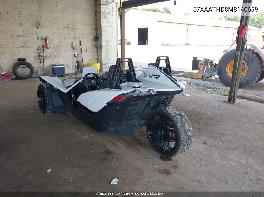 2021 Polaris Slingshot S With Technology Package VIN: 57XAATHD8M8140659 Lot: 40335323