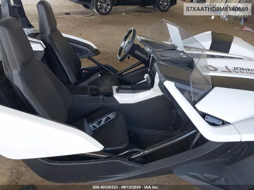 2021 Polaris Slingshot S With Technology Package VIN: 57XAATHD8M8140659 Lot: 40335323