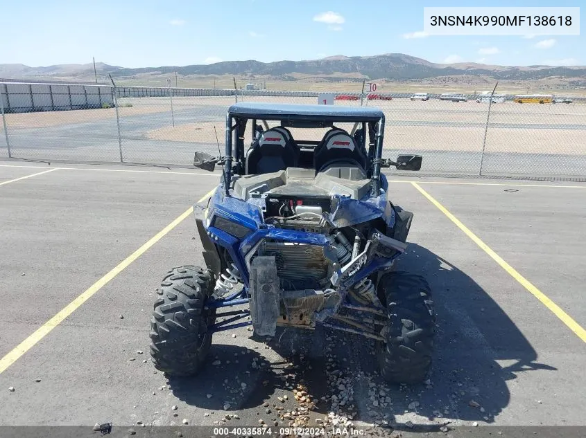 2021 Polaris Rzr Xp 4 1000 Premium VIN: 3NSN4K990MF138618 Lot: 40335874