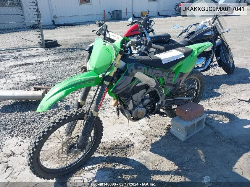 JKAKXGJC9MA017041 2021 Kawasaki Kx450 F