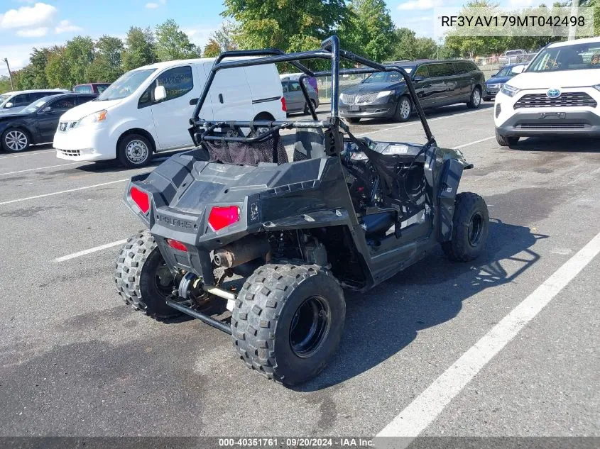 2021 Polaris Rzr 170 VIN: RF3YAV179MT042498 Lot: 40351761