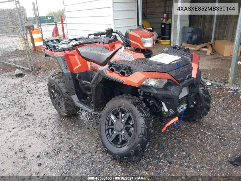 2021 Polaris Sportsman 850 Premium VIN: 4XASXE852MB330144 Lot: 40366150