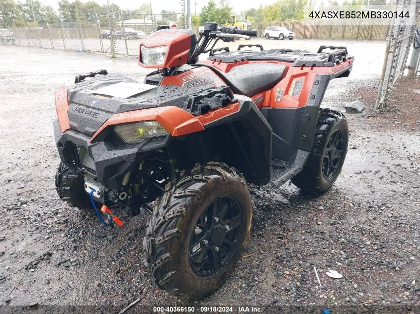 2021 Polaris Sportsman 850 Premium VIN: 4XASXE852MB330144 Lot: 40366150