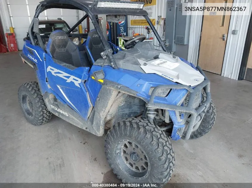 3NSA5P877MN862367 2021 Polaris Rzr Trail Premium