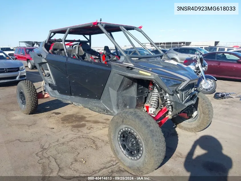 2021 Polaris Rzr Pro Xp 4 Ultimate VIN: 3NSR4D923MG618033 Lot: 40414813