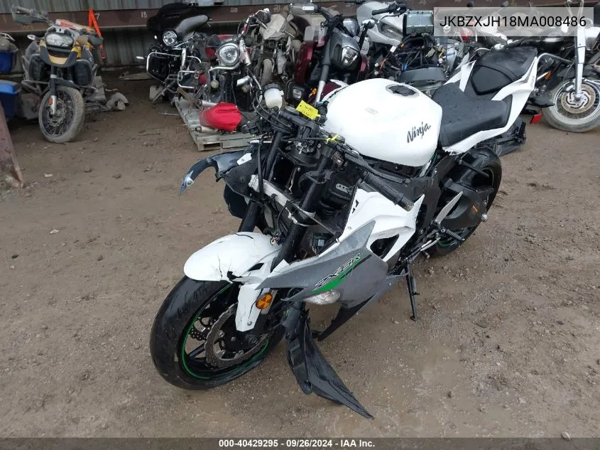 JKBZXJH18MA008486 2021 Kawasaki Zx636 K