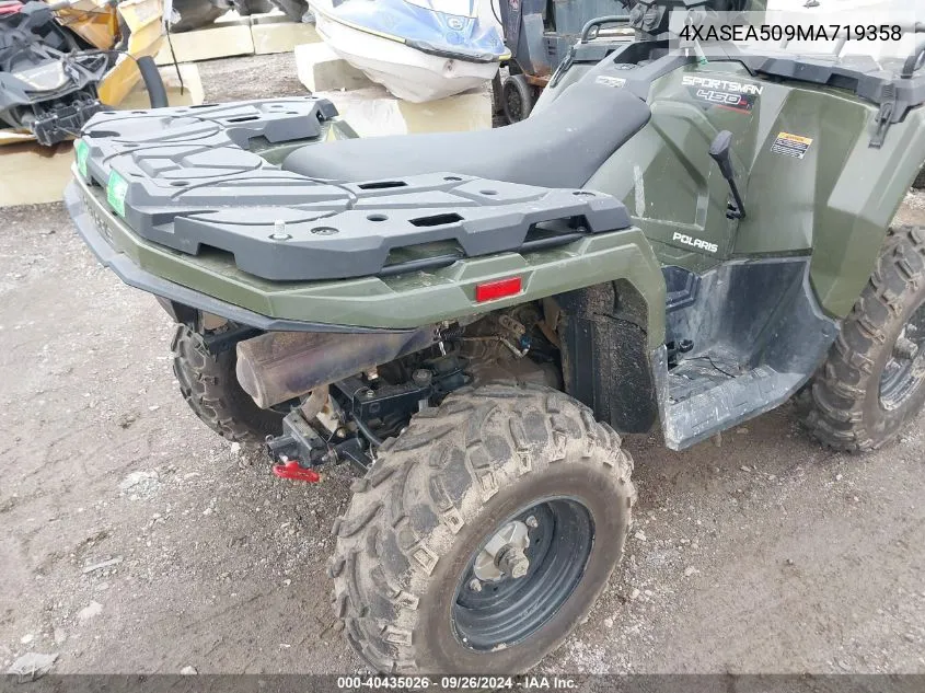 4XASEA509MA719358 2021 Polaris Sportsman 450 H.o.