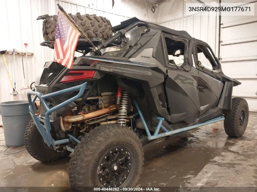 2021 Polaris Rzr Pro Xp 4 Ultimate VIN: 3NSR4D929MG177671 Lot: 40446262