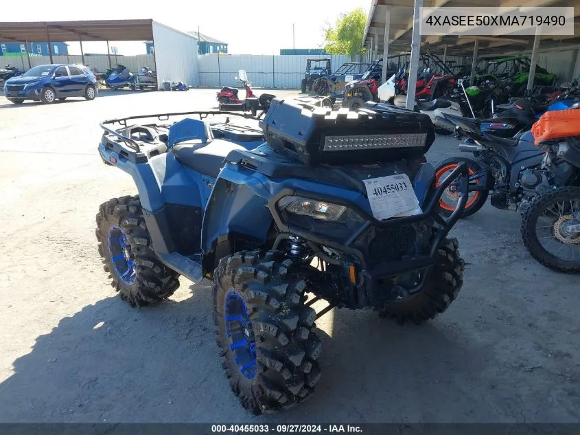 2021 Polaris Sportsman 450 H.o. Eps VIN: 4XASEE50XMA719490 Lot: 40455033