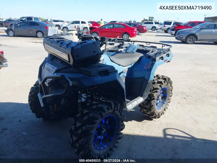 2021 Polaris Sportsman 450 H.o. Eps VIN: 4XASEE50XMA719490 Lot: 40455033