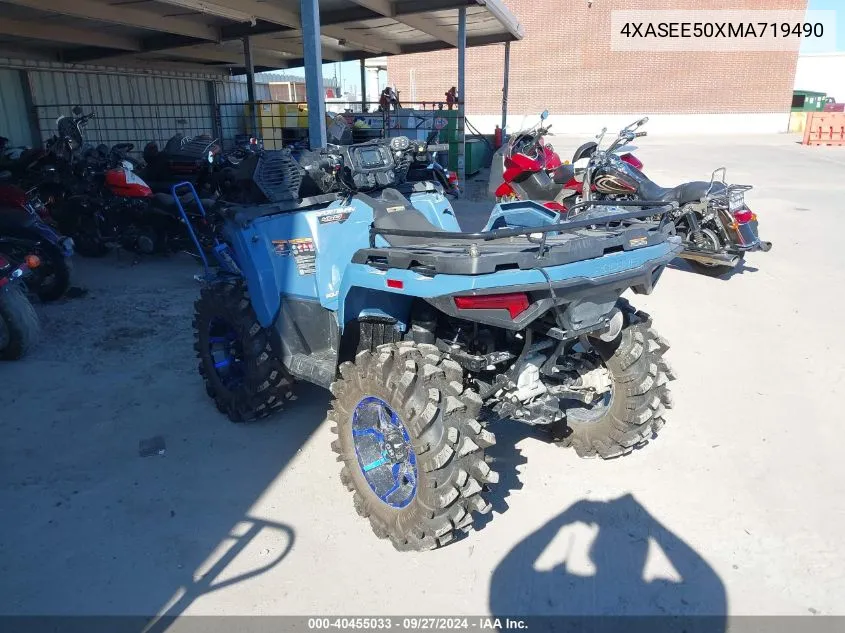 2021 Polaris Sportsman 450 H.o. Eps VIN: 4XASEE50XMA719490 Lot: 40455033