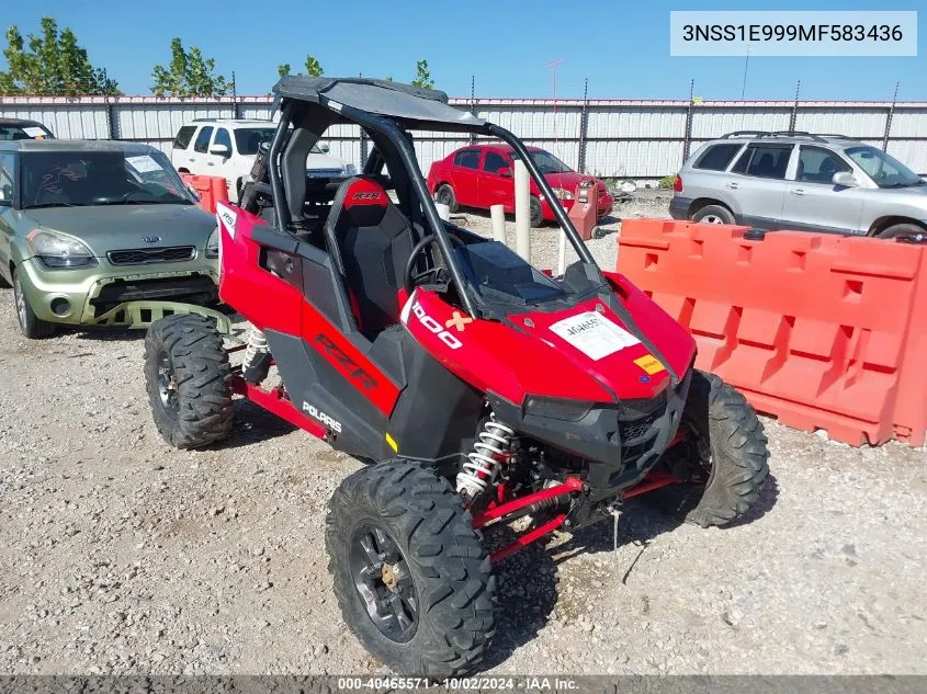 2021 Polaris Rzr Rs1 VIN: 3NSS1E999MF583436 Lot: 40465571