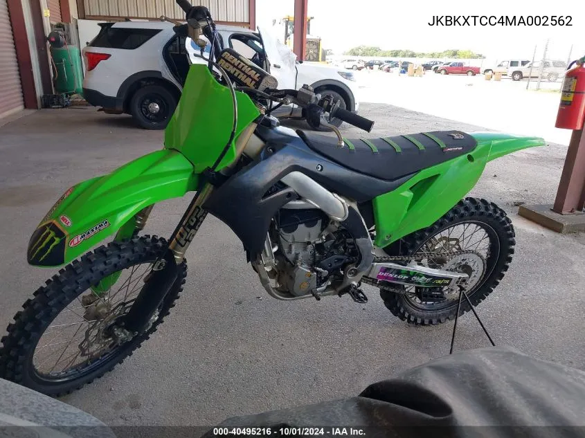 JKBKXTCC4MA002562 2021 Kawasaki Kx252 C