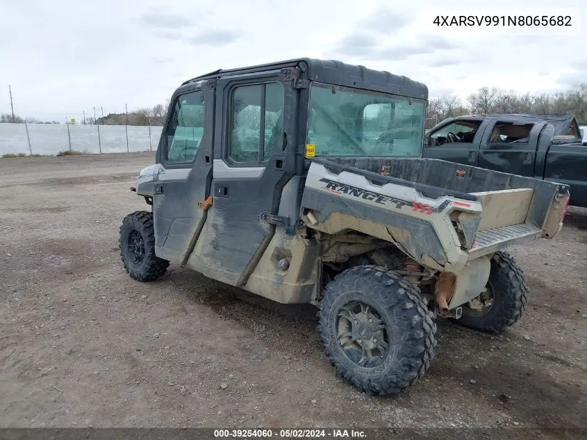 2022 Polaris Ranger Crew Xp 1000 Northstar Trail Boss VIN: 4XARSV991N8065682 Lot: 39254060