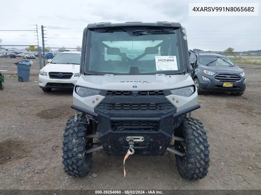 2022 Polaris Ranger Crew Xp 1000 Northstar Trail Boss VIN: 4XARSV991N8065682 Lot: 39254060