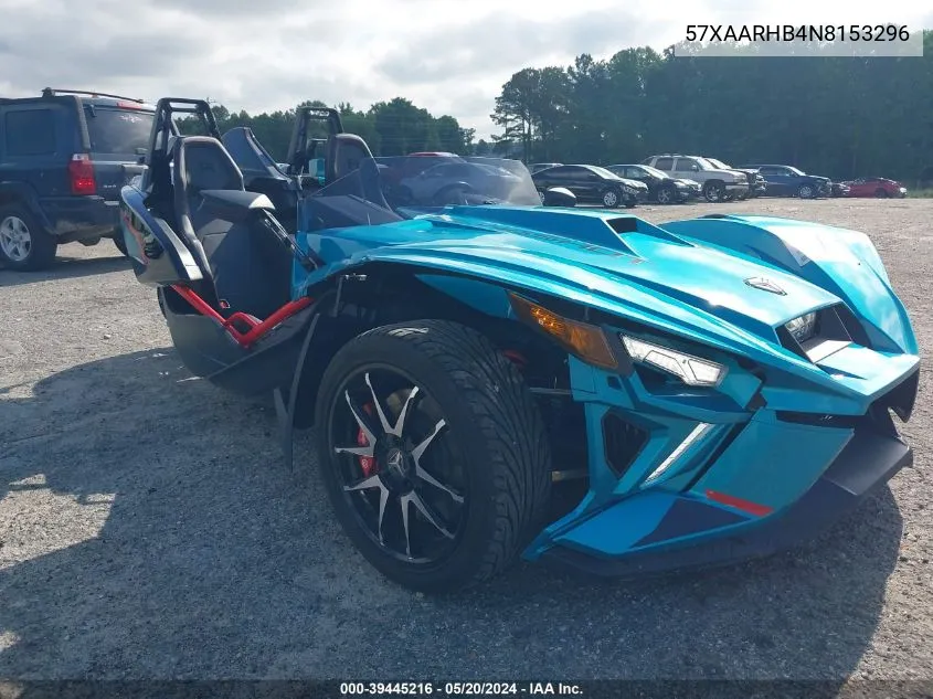 2022 Polaris Slingshot R VIN: 57XAARHB4N8153296 Lot: 39445216