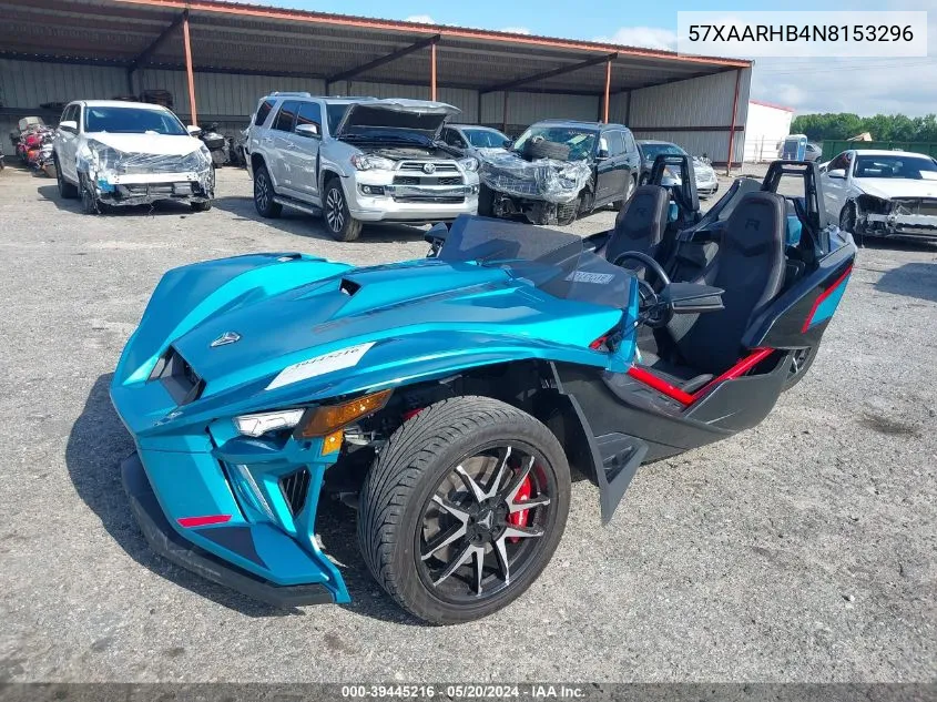 2022 Polaris Slingshot R VIN: 57XAARHB4N8153296 Lot: 39445216