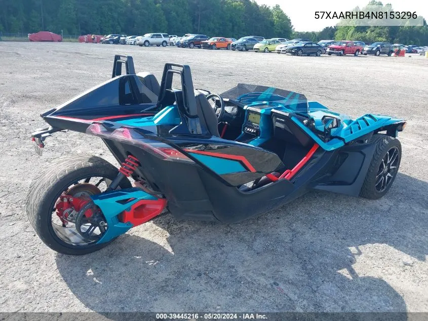 2022 Polaris Slingshot R VIN: 57XAARHB4N8153296 Lot: 39445216