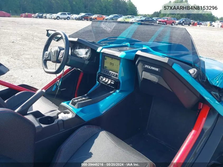 2022 Polaris Slingshot R VIN: 57XAARHB4N8153296 Lot: 39445216