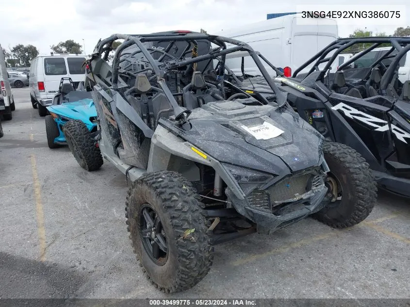 2022 Polaris Rzr Turbo R 4 Sport VIN: 3NSG4E92XNG386075 Lot: 39499775