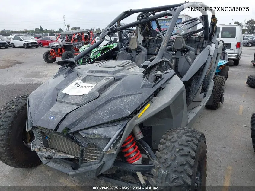 2022 Polaris Rzr Turbo R 4 Sport VIN: 3NSG4E92XNG386075 Lot: 39499775