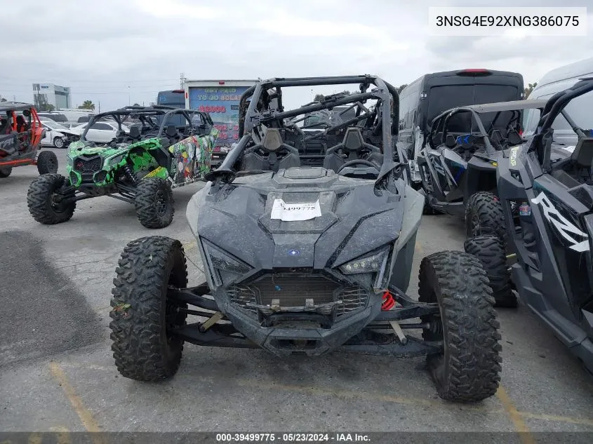 3NSG4E92XNG386075 2022 Polaris Rzr Turbo R 4 Sport