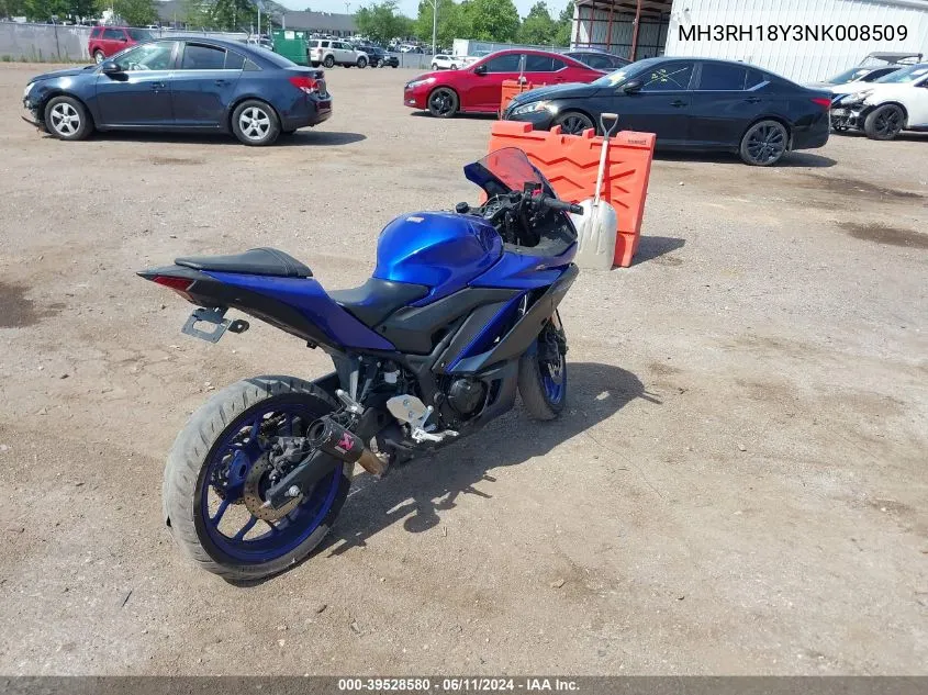 MH3RH18Y3NK008509 2022 Yamaha Yzfr3 A