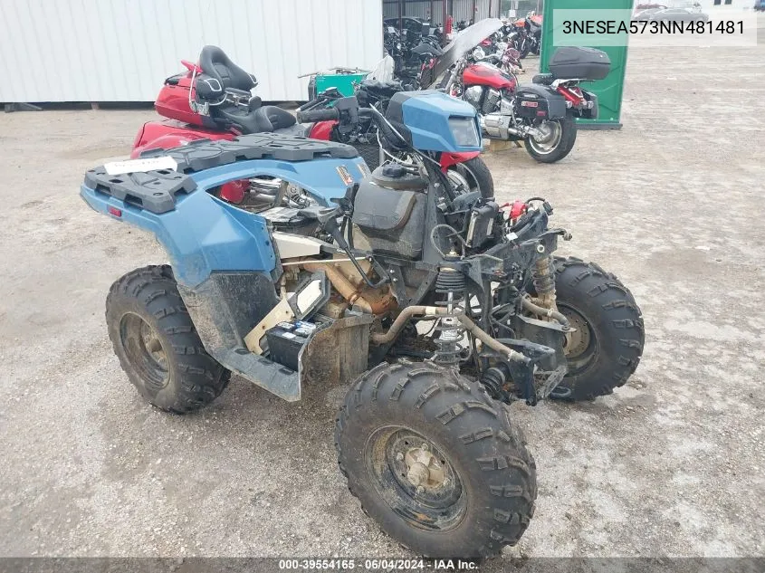 2022 Polaris Sportsman VIN: 3NESEA573NN481481 Lot: 39554165