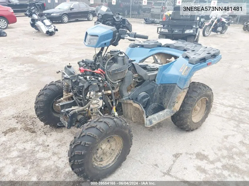 2022 Polaris Sportsman VIN: 3NESEA573NN481481 Lot: 39554165