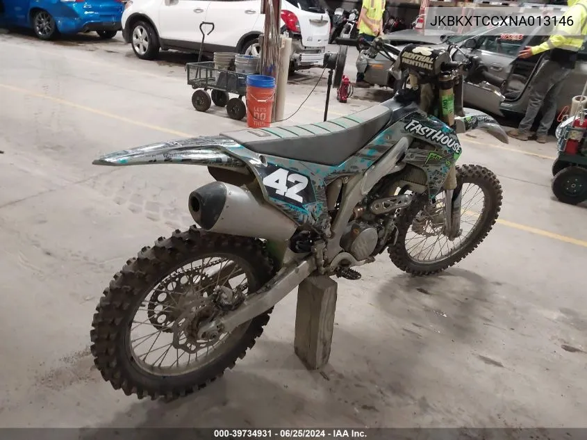 JKBKXTCCXNA013146 2022 Kawasaki Kx252 C