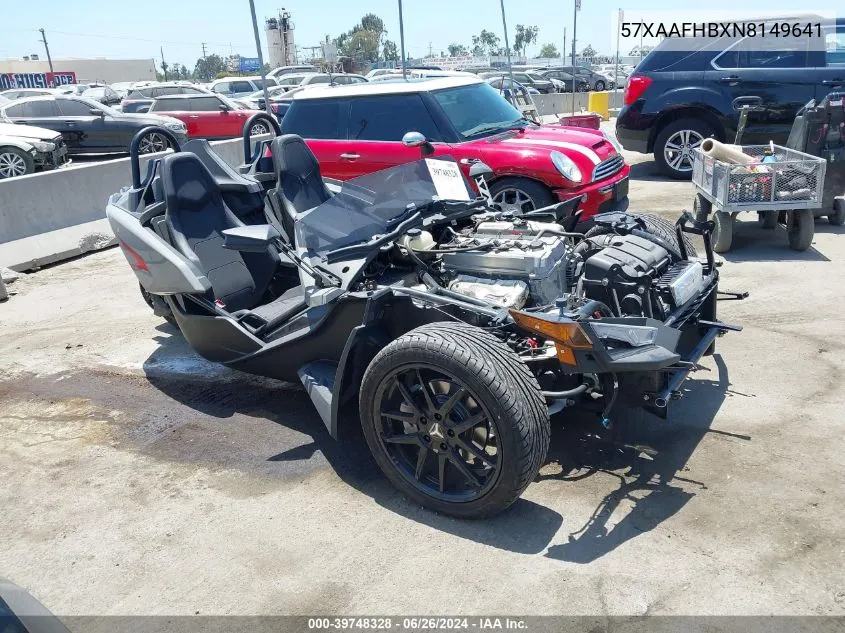 2022 Polaris Slingshot Slr VIN: 57XAAFHBXN8149641 Lot: 39748328