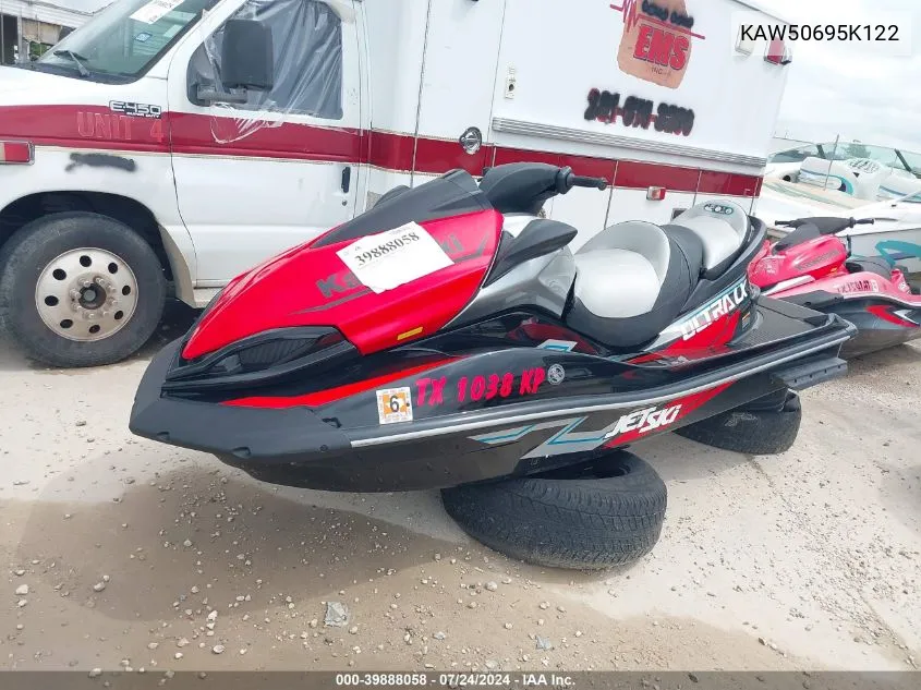 2022 Kawasaki Personal Watercraft VIN: KAW50695K122 Lot: 39888058